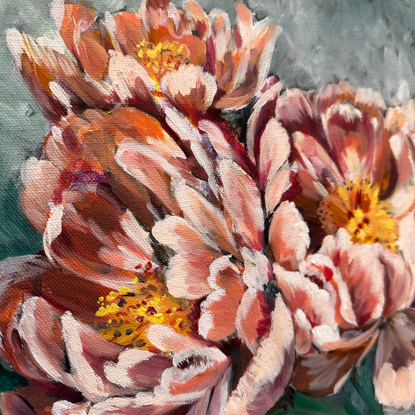 3 Yellow Neutral Peonies