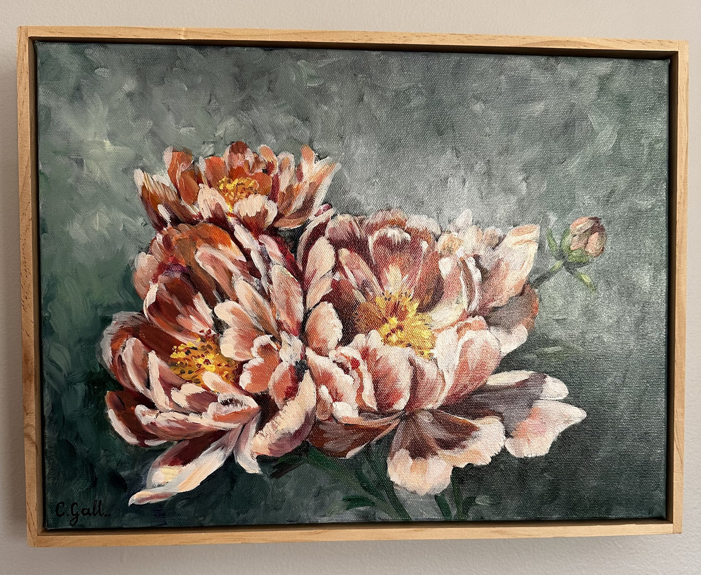 3 Yellow Neutral Peonies