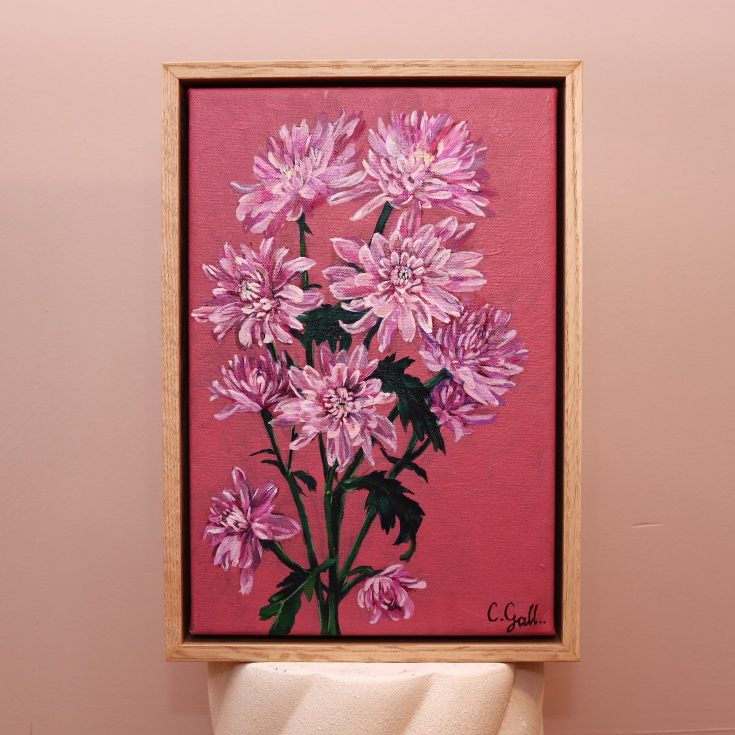 Winter Pink Chrysanthemum Bunch