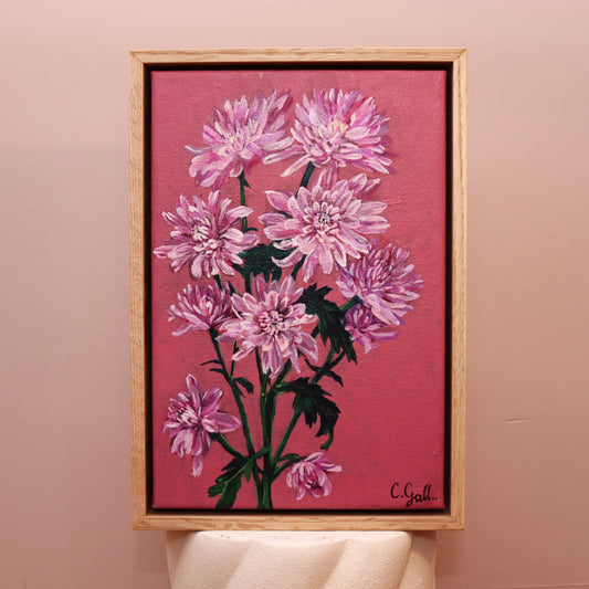 Winter Pink Chrysanthemum Bunch
